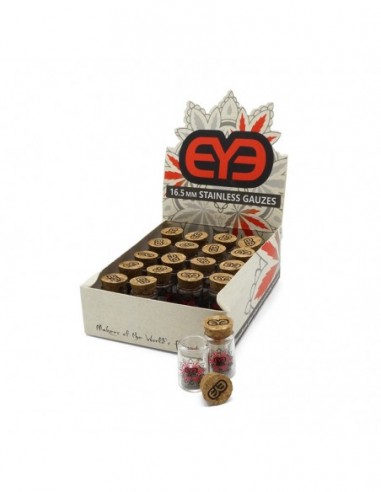 CAJA DISPLAY REJILLAS RED-EYE 16.5MM  25X20 UNIDADES  PIPAS