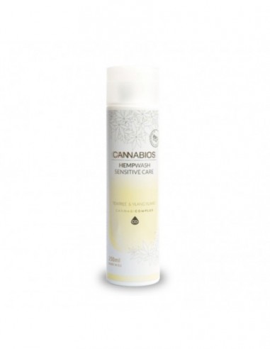 CANNABIOS HEMPWASH SENSITIVE CARE 100ML ÁRBOL DE TÉ E YLANG YLANG   PARAFERNALIA