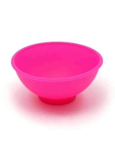 CUENCO SILICONA - ROSA (DIAMETRO 6,7 CM)  (PACK 10 UNIDADES)