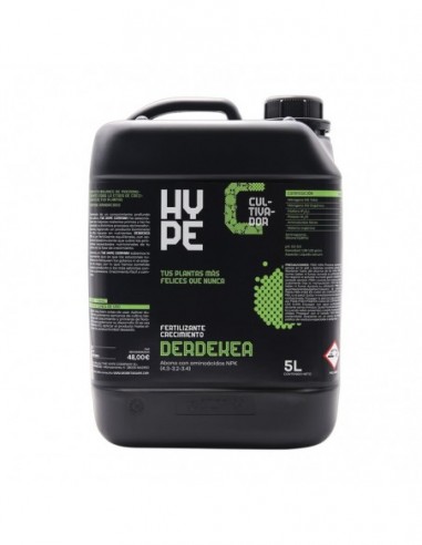 DERDEKEA 5L FERTILIZANTE DE CRECIMIENTO  THE HYPE COMPANY