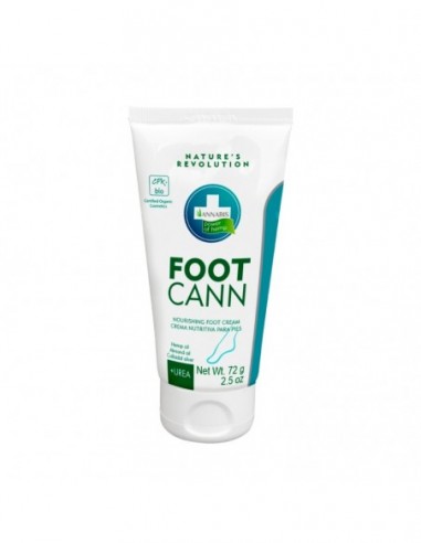 FOOTCANN - CREMA DE CAÑAMO NUTRITIVA PARA PIES BIO 75 ML  ANNABIS