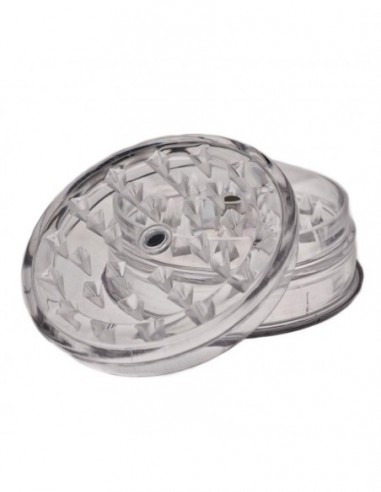 GRINDER PLASTICO MAGN. 3 PARTES TRANSPARENTE