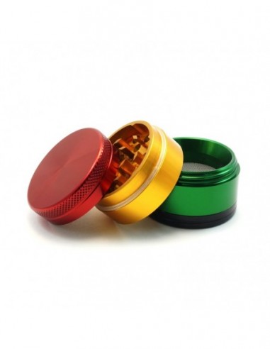 GRINDER POLINIZADOR 40MM RASTA COLOR  PARAFERNALIA