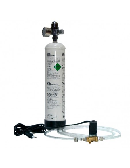 KIT CO2 COMPLETO MANOREDUCTOR +  BOMBONA +  ELECTROVALVULA     CONTROL DE CLIMA