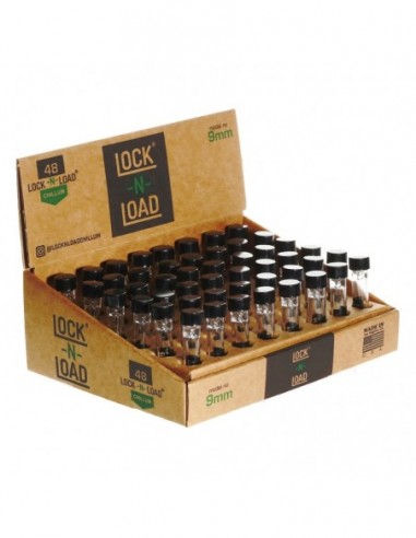 LOCK-N-LOAD CHILLUM 9 MM DISPLAY 48 UNIDADES