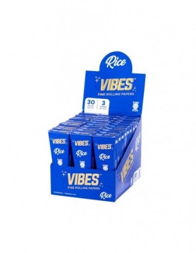 PAPEL DE ARROZ VIBES CONOS KING SIZE (30 CONOS)   PAPEL DE FUMAR
