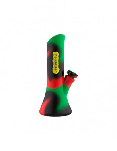 PIPA/BONG KALI (KWEST SWIRL) VERDE/ROJO/NEGRO * PIECEMAKER