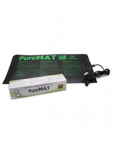 PURE MAT +CONTROL MANTA CALENTADORA PURE FACTORY 20W 53X25CM  RIEGO