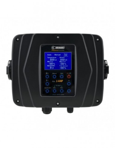 REGULADOR DE EXTRACTOR POR CONTROL DE FRECUENCIA CLI-MATE 3 AMP.   CONTROLADORES