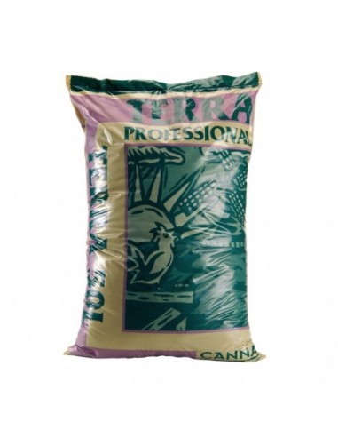 SACO EN PALET FUMIGADO DE SUSTRATO CANNA TERRA PROFESIONAL 50L  CANNA
