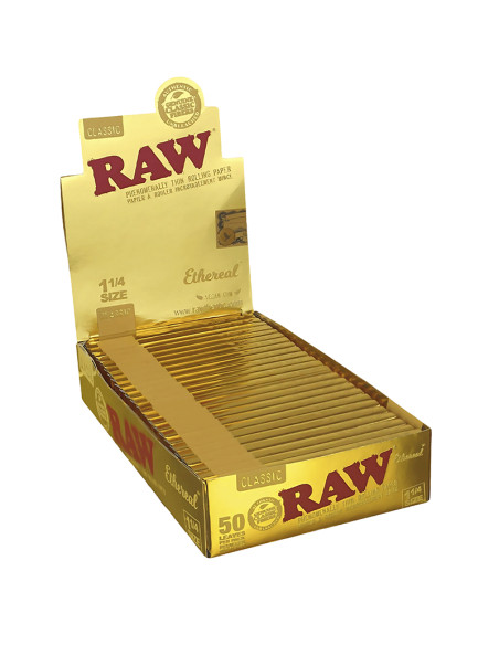 PAPEL RAW ETHEREAL 1.1/4 (24 LIBRITOS)