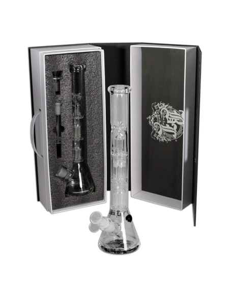 BONG MULTINIVEL EN CAJA BLACK LEAF