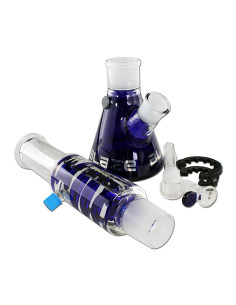 KIT DE BONG CON PERCOLADOR DE VIDRIO BLAZE M M, 2 PIEZAS 2