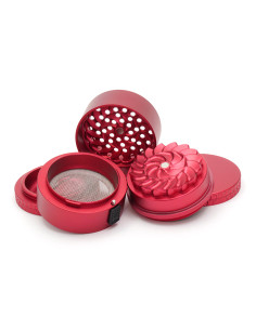 GRINDER SPIRAL VIBE (63 MM) ROJO 2