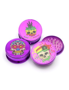 GRINDER DIBUJO CALAVERA (61 MM) ROSA
