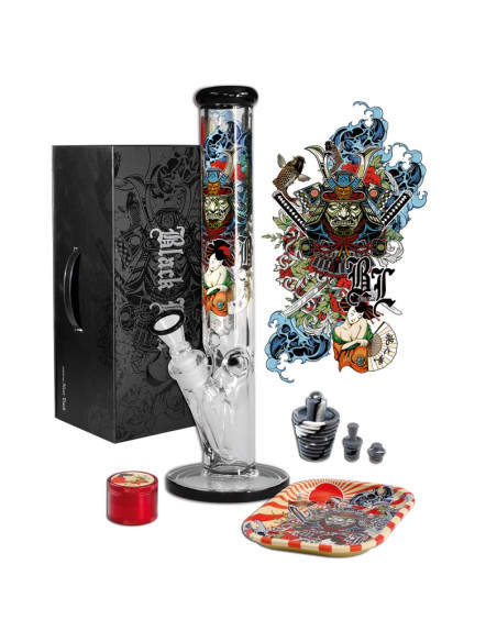 BONG RONIN + GEISHA EN CAJA DE BLACK LEAF