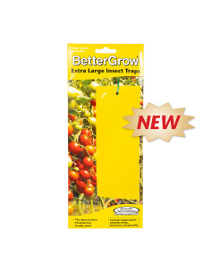 LAMINAS AMARILLAS ATRAPA-INSECTOS BETTER GROW (FORMA RECTANGULAR) 10 U