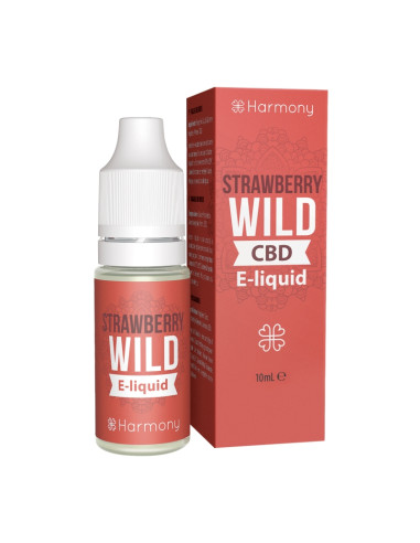 HARMONY - WILD STRAWBERRY  - E-LIQUID (100MG CBD) 10ML