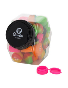 BOTE DE SILICONA QNUBU DOBLE 7 ML (DISPLAY L 50 UNIDADES)