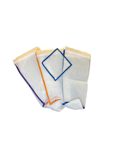 SET 3 MALLAS 20 LITROS (220, 120, 25 MICRAS) MEDICAL NETS