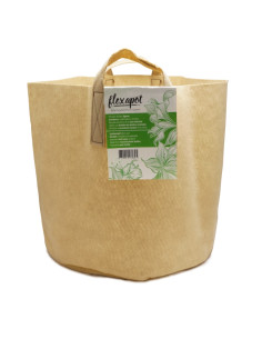 FLEXAPOT MACETA TEXTIL BEIGE 56,8 LITROS (15 GAL) (5 UNIDADES)