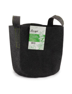 FLEXAPOT MACETA TEXTIL GRIS 19 LITROS (5 GAL) (5 UNIDADES)