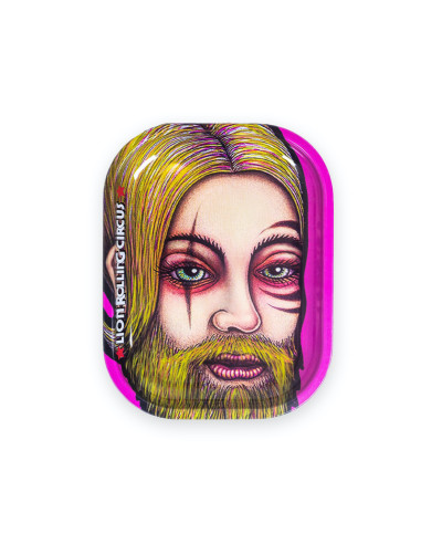 LION ROLLING CIRCUS BANDEJA PEQUEÑA METAL ROSA SEXY SADIE (SMALL TRAY)