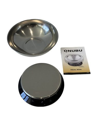 BALANZA DIGITAL CON BOL QNUBU EQUAL BOWL (1G A 5000G)