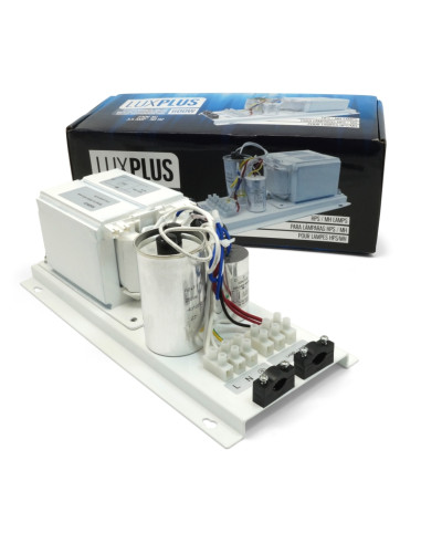 KIT 600 W LUX PLUS + REFLECTOR ALUMINIO BRILLO STUCO 48 + SYLVANIA GRO