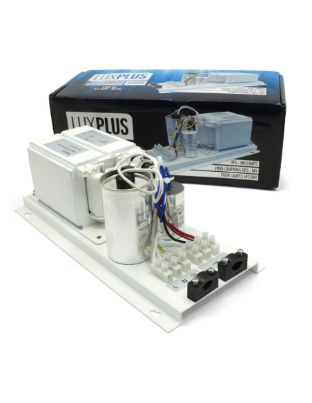 KIT 600 W LUX PLUS + REFLECTOR ALUMINIO BRILLO STUCO 48 + SYLVANIA GRO