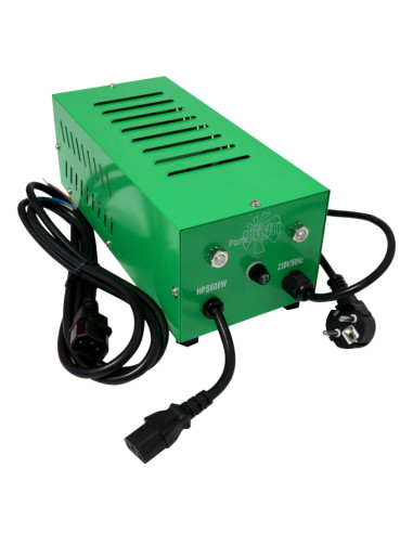 BALASTRO PURE LIGHT 600 W PLUG & PLAY V2  + CABLE C-14 3x1.5 (1.5 M)