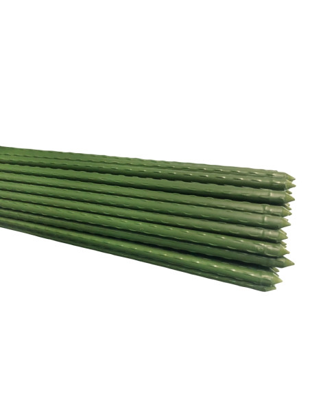 TUTOR DE ACERO PLASTIFICADO 150CM (100 UNIDADES)