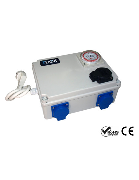 TEMPORIZADOR TEMPOBOX 4 X 600 W (CON TOMA CALENTADOR)