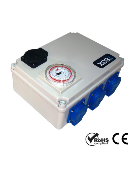 TEMPORIZADOR TEMPOBOX 6 X 600 W (CON TOMA CALENTADOR)