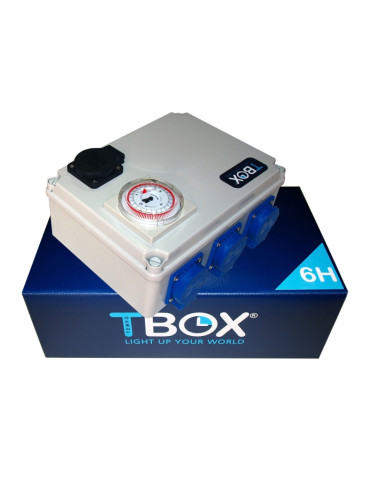 TEMPORIZADOR TEMPOBOX 6 X 600 W (CON TOMA CALENTADOR)