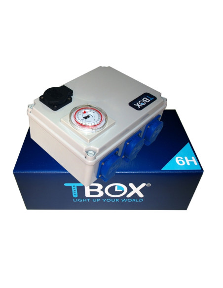 TEMPORIZADOR TEMPOBOX 6 X 600 W (CON TOMA CALENTADOR)