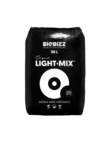 SACO EN PALET FUMIGADO DE SUSTRATO BIOBIZZ LIGHT MIX 50L