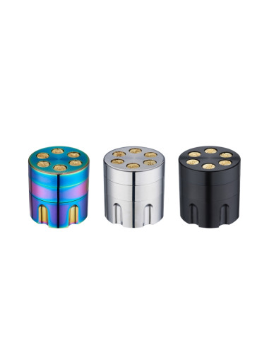 MINI BULLET GRINDER (30MM) - DISPLAY 12 UNIDADES - COLORES VARIOS - CH