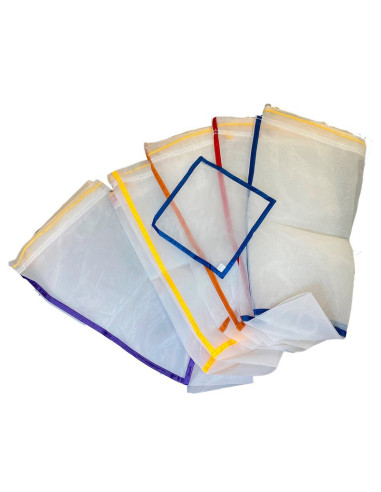 SET 5 MALLAS 20 LITROS (220, 160. 120, 73, 25 MICRAS) MEDICAL NETS
