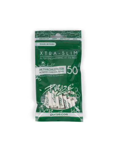 FILTROS PURIZE XTRA SLIM (50 UDS / BOLSA) BLANCO (PACK 20 BOLSAS)