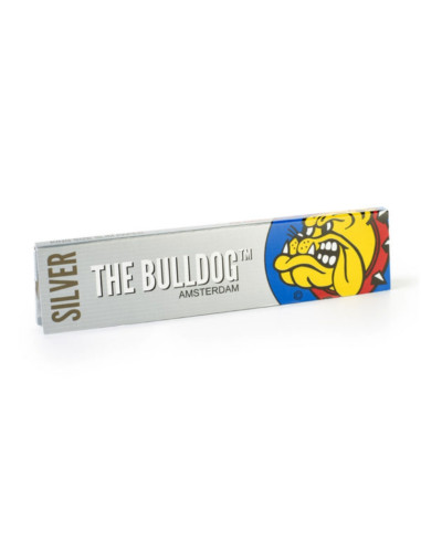 PAPEL THE BULLDOG KING SIZE SLIM SILVER (50 LIBRILLOS)
