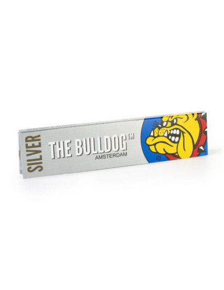 PAPEL THE BULLDOG KING SIZE SLIM SILVER (50 LIBRILLOS)