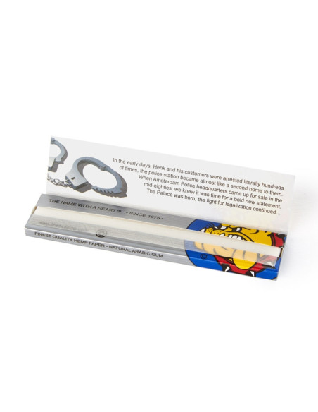 PAPEL THE BULLDOG KING SIZE SLIM SILVER (50 LIBRILLOS)