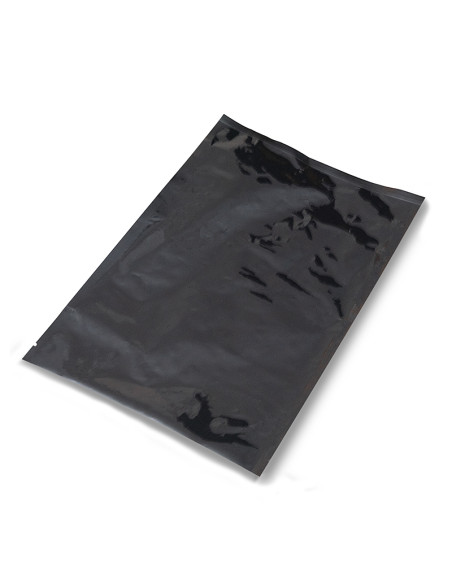 BOLSA DE ALUMINIO SELLABLE QNUBU 30X45CM NEGRO (50 UNIDADES)