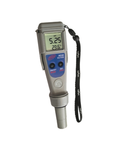 MEDIDOR EC/TDS/TEMPERATURA ADWA WATERPROOF AD32