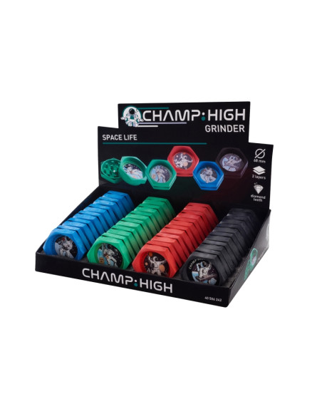 GRINDER SPACE LIFE  (68MM) - DISPLAY 24 UNIDADES - COLORES VARIOS - CH
