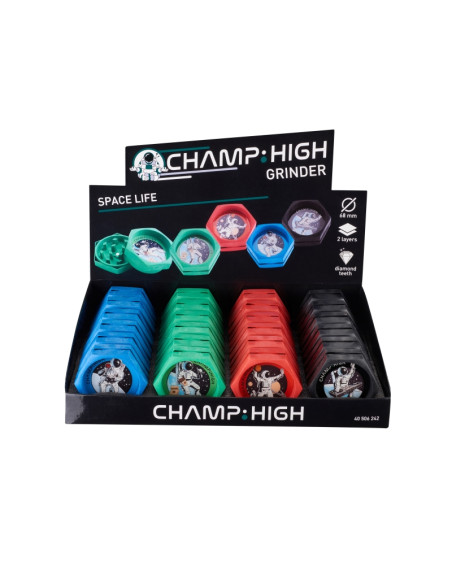GRINDER SPACE LIFE  (68MM) - DISPLAY 24 UNIDADES - COLORES VARIOS - CH