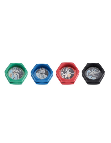 GRINDER SPACE LIFE  (68MM) - DISPLAY 24 UNIDADES - COLORES VARIOS - CH
