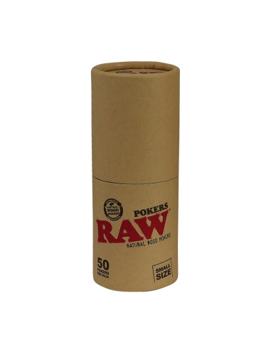 RAW NATURAL POKERS SMALL (50 POKERS)