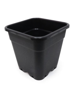 MACETA PURE NEGRA CUADRADA 18LTR (31X31X32CM) (30 UDS) PURE FACTORY